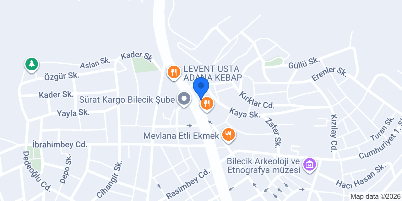 Hasbey Baklavaları konumu