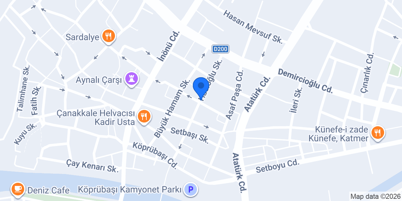 Atlas Tıp Merkezi konumu