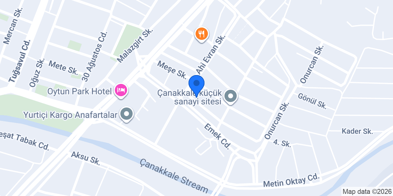 Okdaş Mobilya konumu