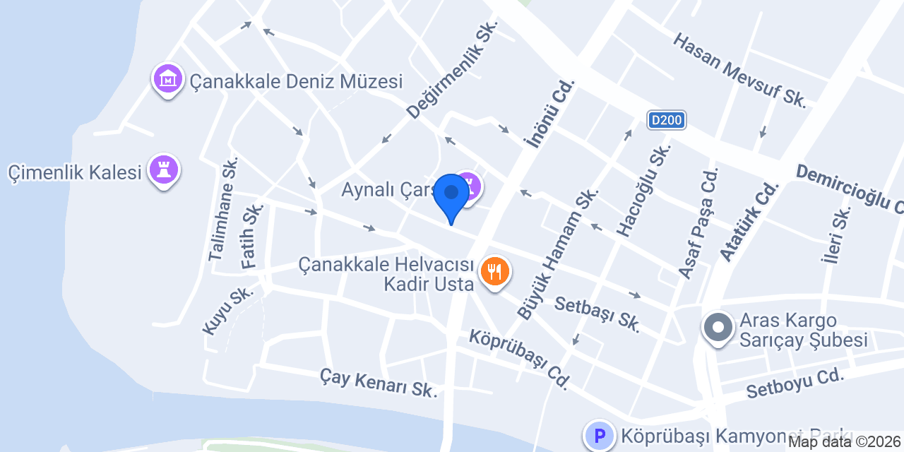 Kuğu Hediyelik Eşya konumu