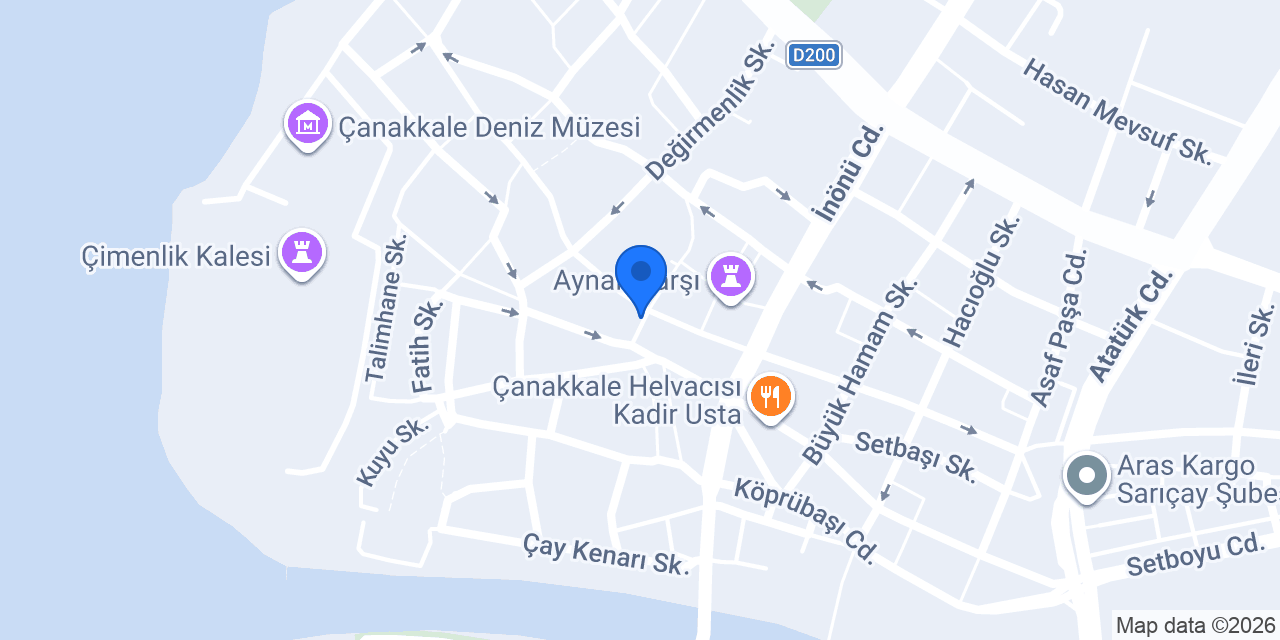 Ali Efendi Döner&İskender - Çanakkale konumu