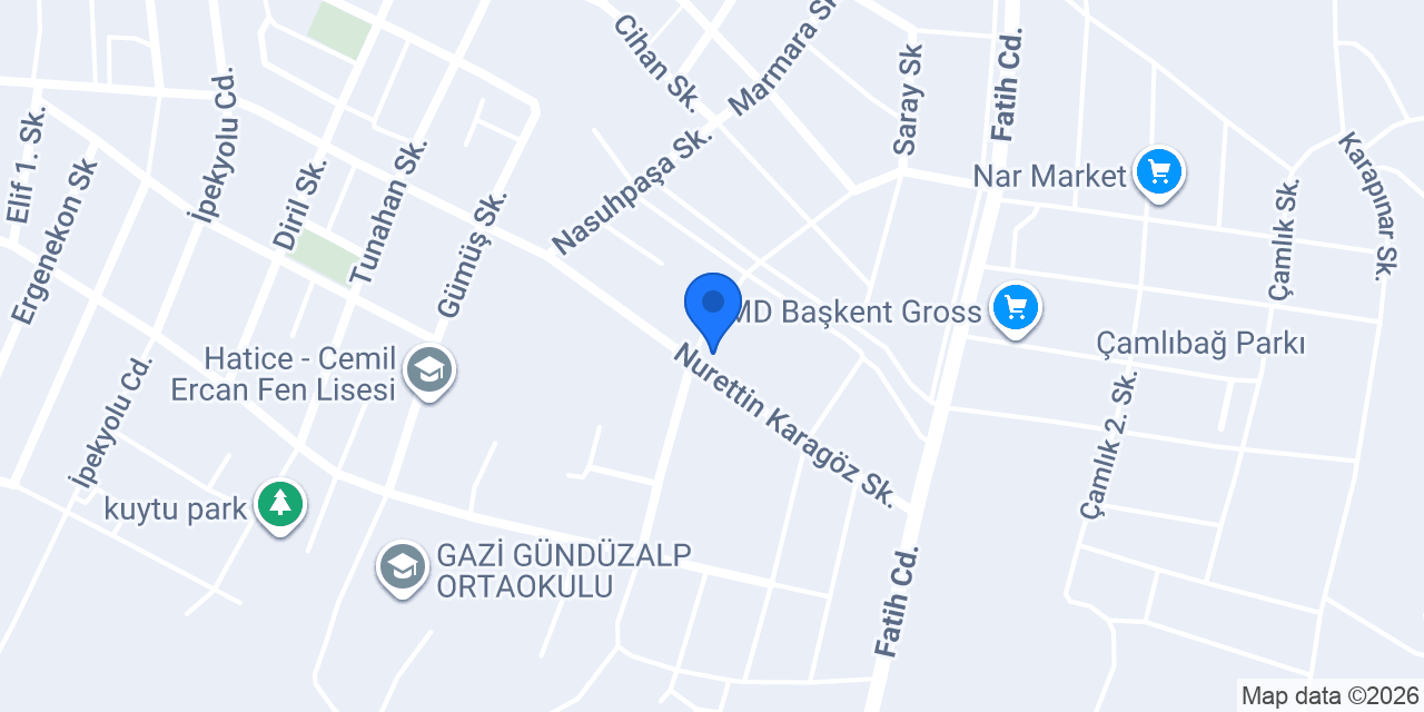 Diş Hekimi İklime TARHAN konumu