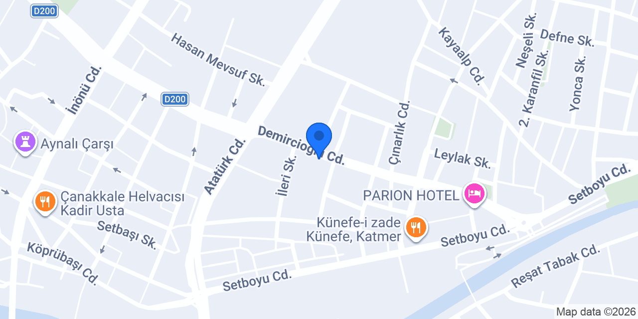 Altın Pansiyon konumu
