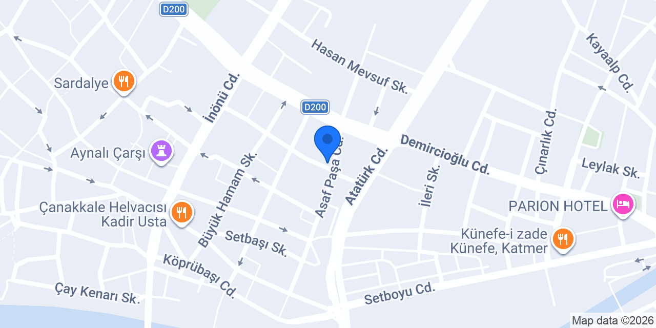 Optima Sigorta Çanakkale konumu