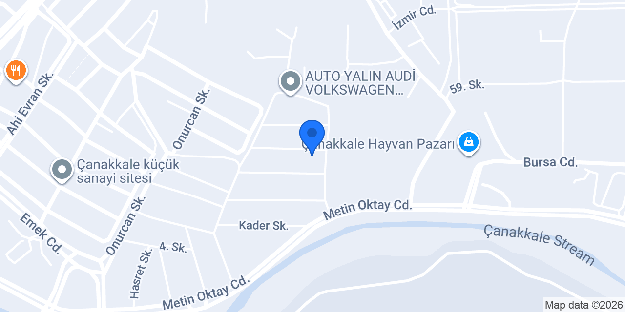 İtimat Oto konumu
