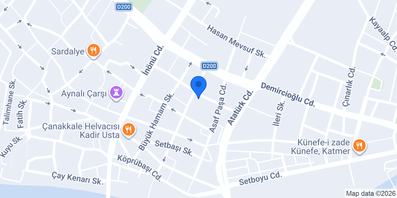 Diyetisyen Damla PINAR konumu