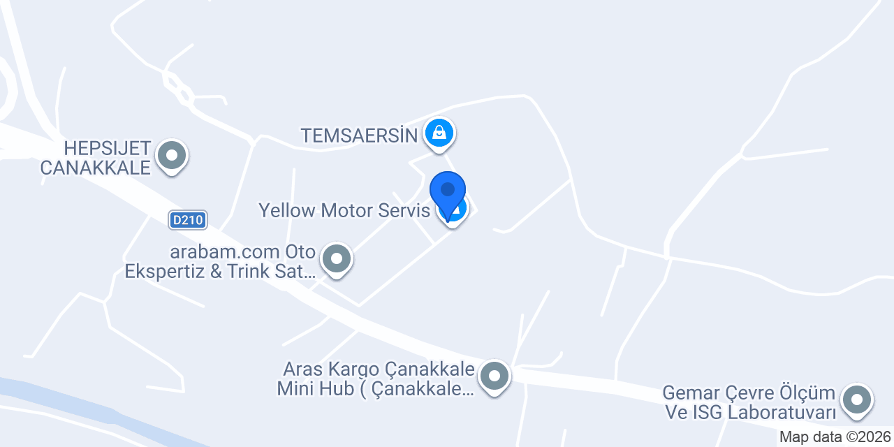 Yellow Motor Servis konumu