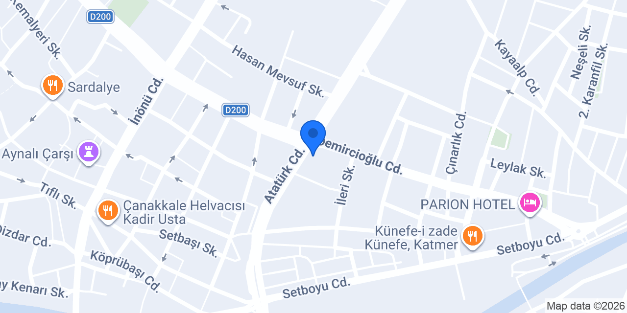 Op. Dr. Memet Ali KILÇIK konumu