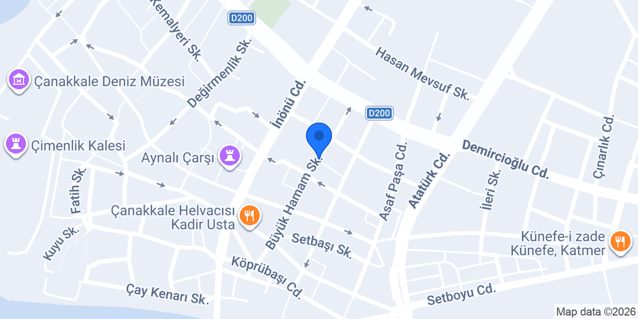 Tattoo Master Academy Çanakkale konumu