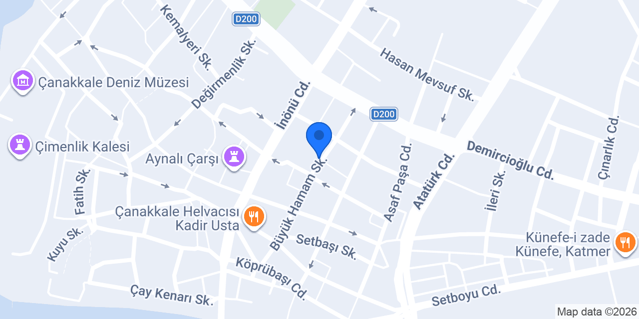 Begonvil Moda ve Dikimevi konumu