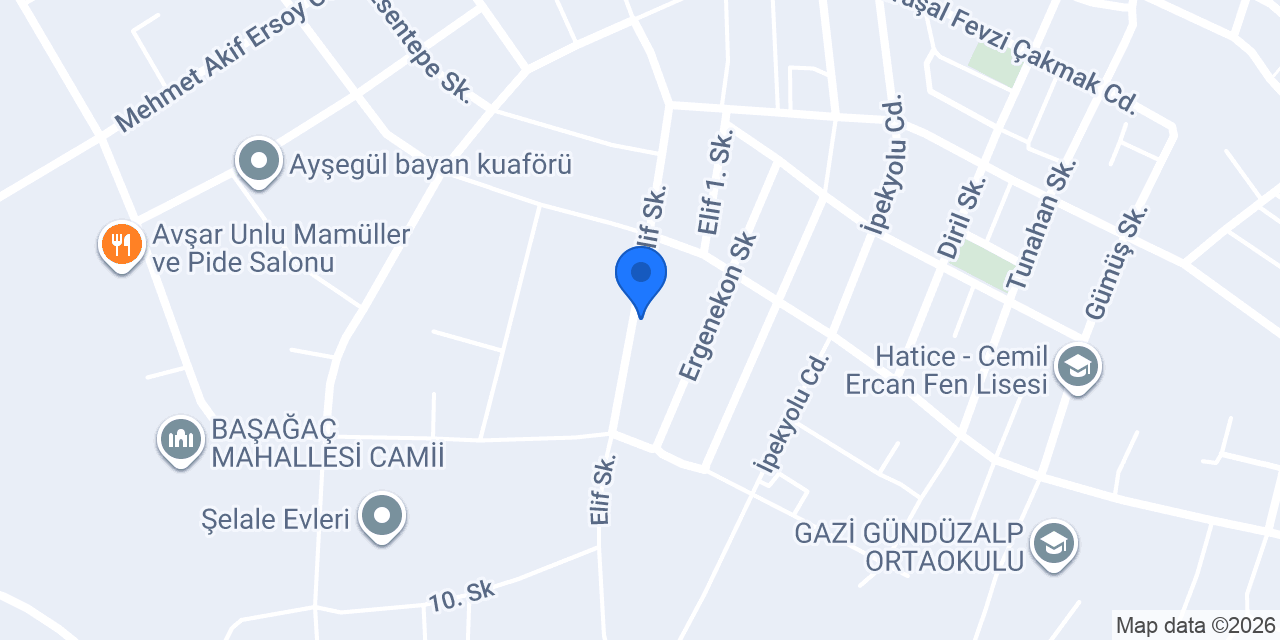 TANRIVERDİ İNŞAAT BEYPAZARI konumu