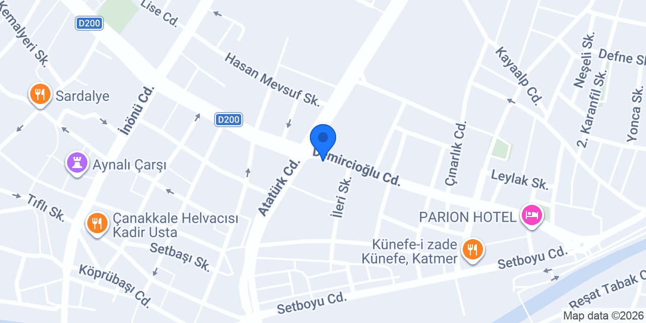 Işıklar Çiçekçilik konumu