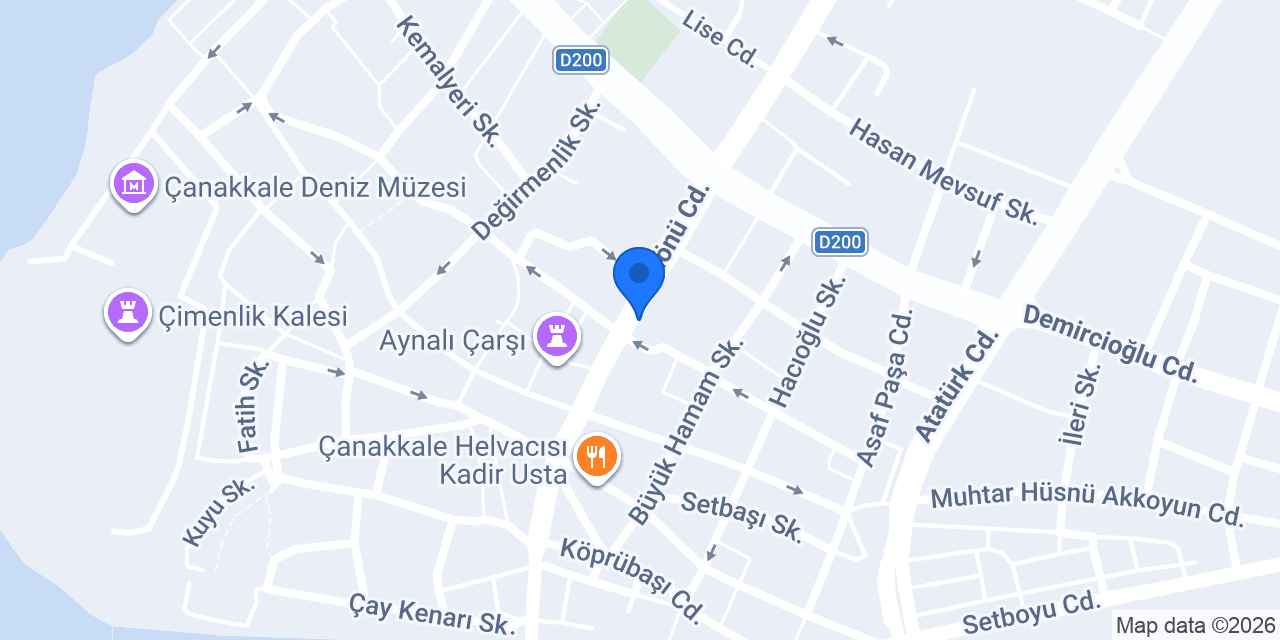 Diecast Çanakkale konumu