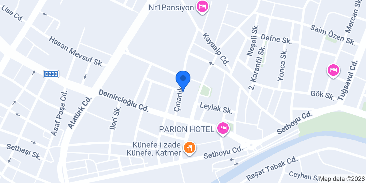 Bilgi Evi Eğitim Kurumu konumu