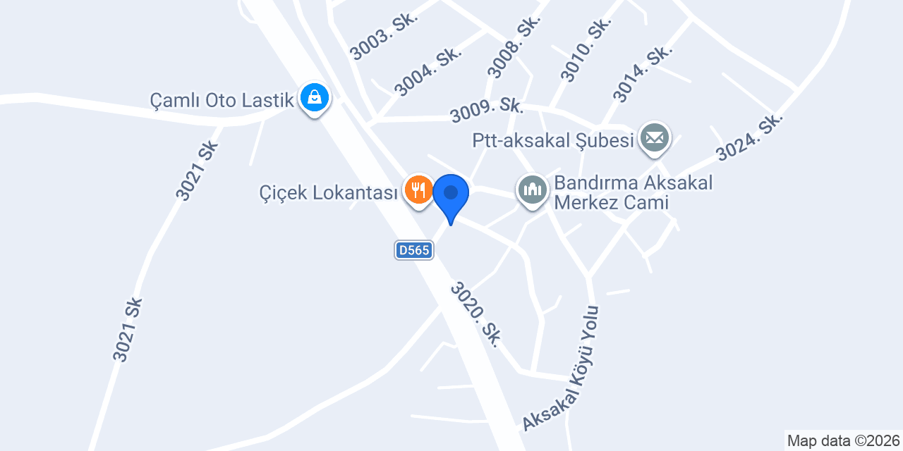 AKSAKAL HAFRİYAT TİCARET LTD ŞTİ konumu