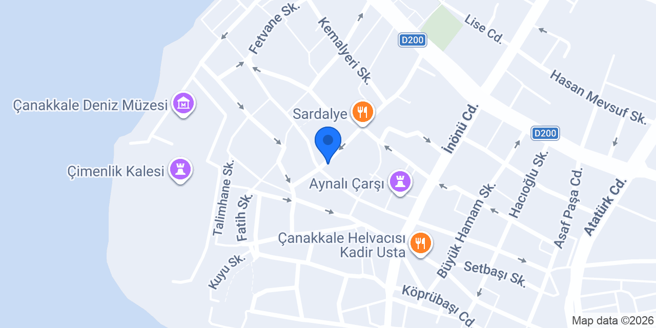 ÇANAKKALE 1. NOTERLİĞİ konumu