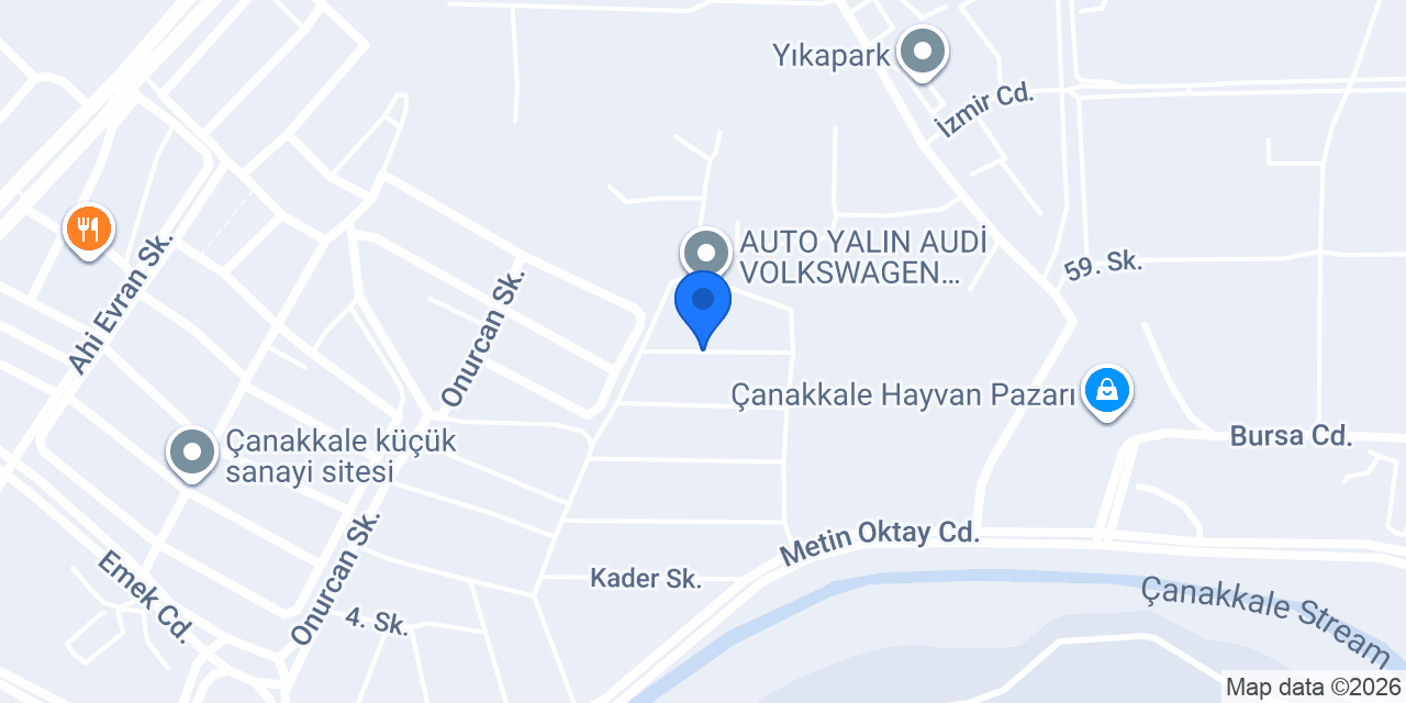 EcuFast Çanakkale konumu