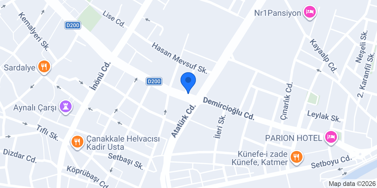 Akbay Eczanesi konumu