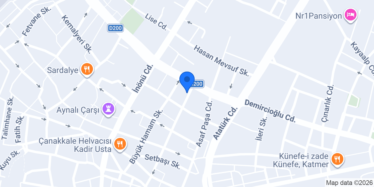 Ador Troia Otel konumu