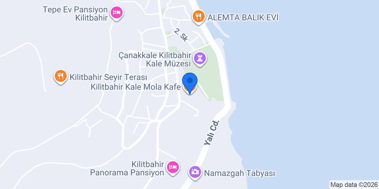 Kilitbahir Kale Mola Kafe konumu