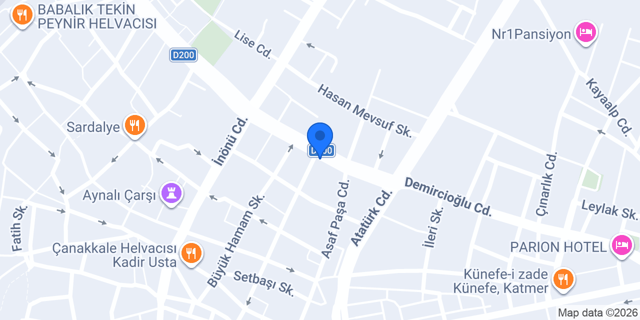 Öztek Verimlilik Mühendislik konumu