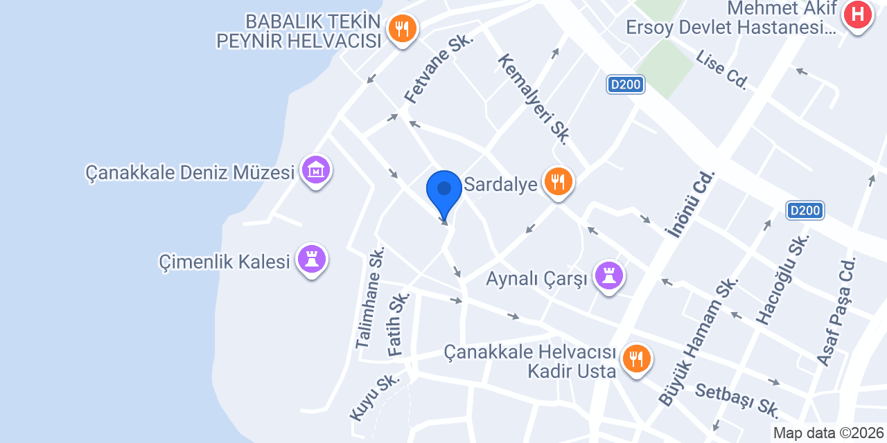 İdeal Sigorta Çanakkale konumu