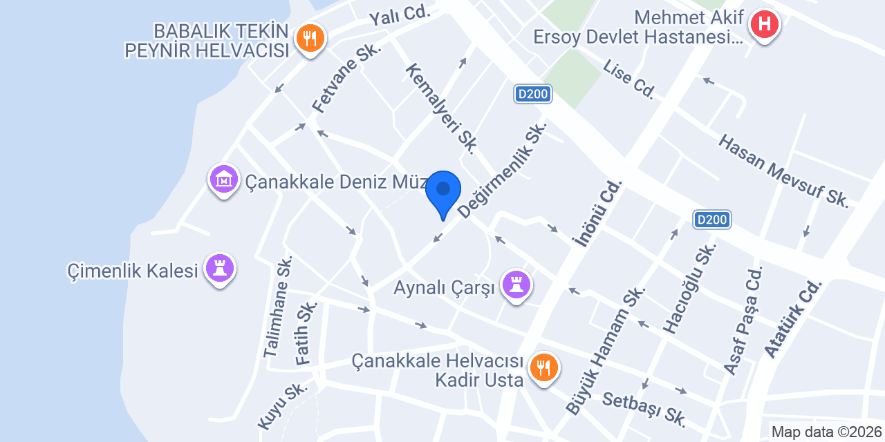 QNB Çanakkale Şubesi konumu