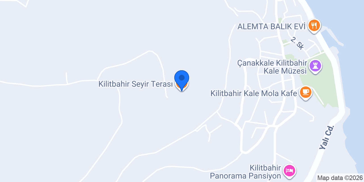 Kilitbahir Seyir Terası konumu