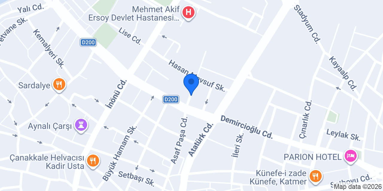 Uslu Hukuk Bürosu konumu