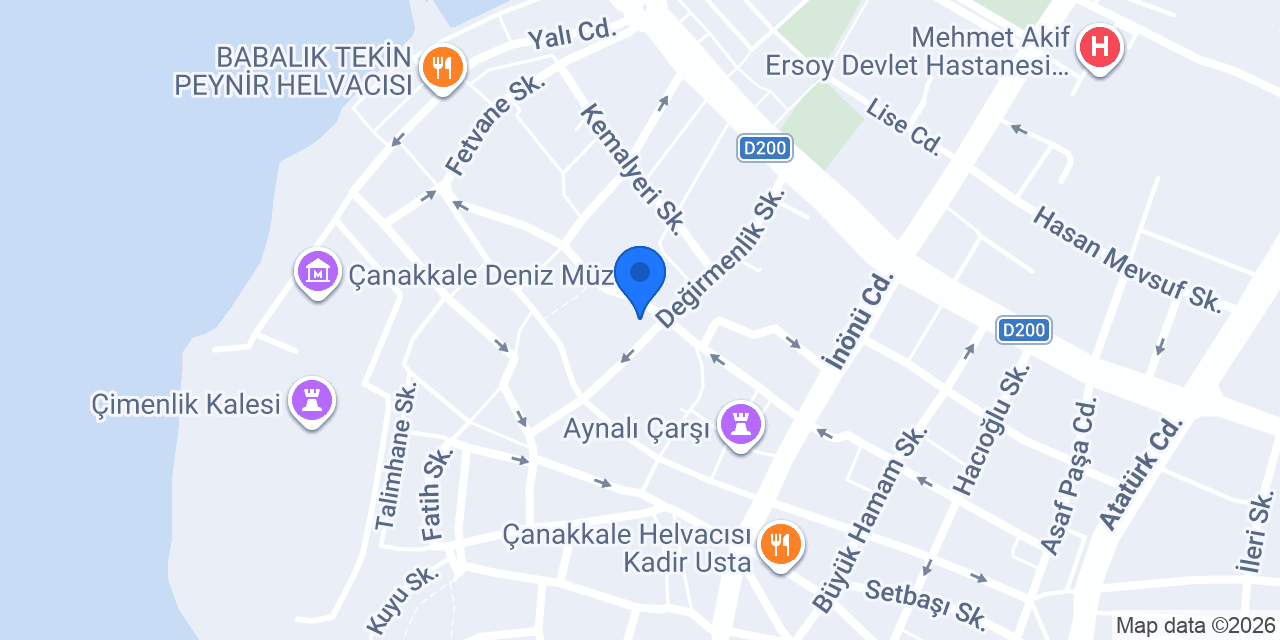 Elit Perde Çanakkale konumu