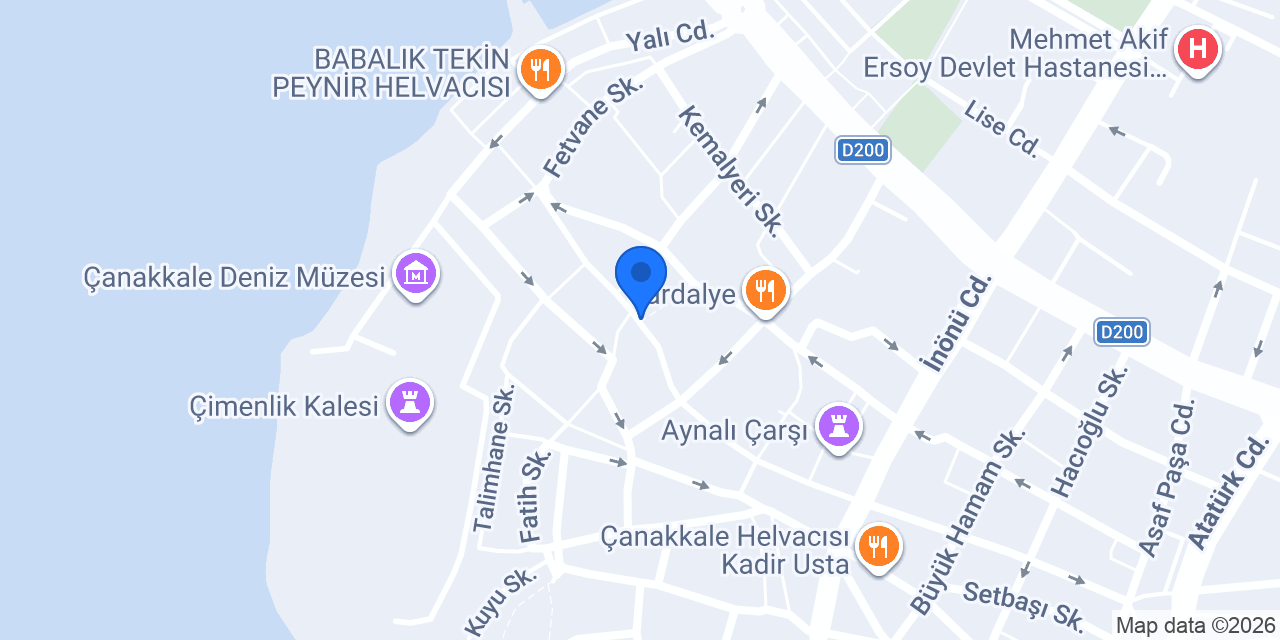 ARDA İş Elbiseleri konumu