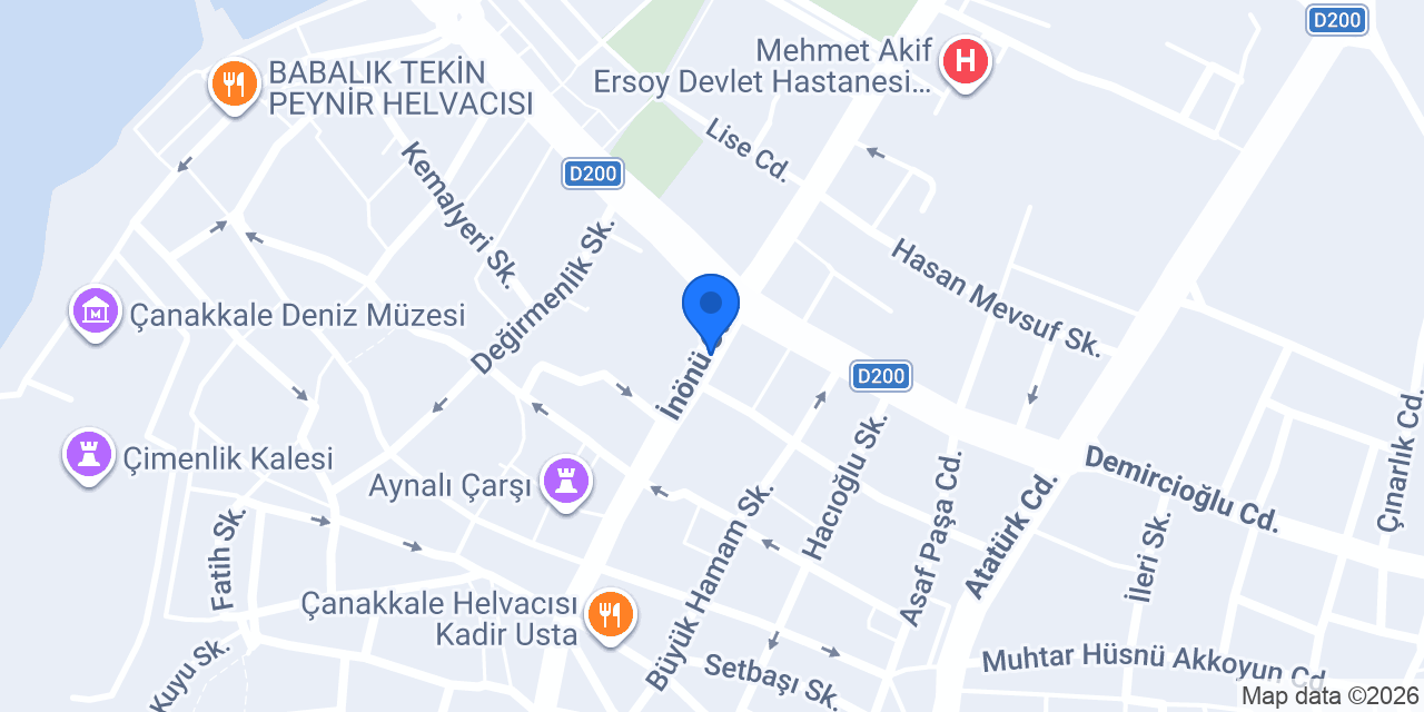 Vodafone Cep Merkezi konumu