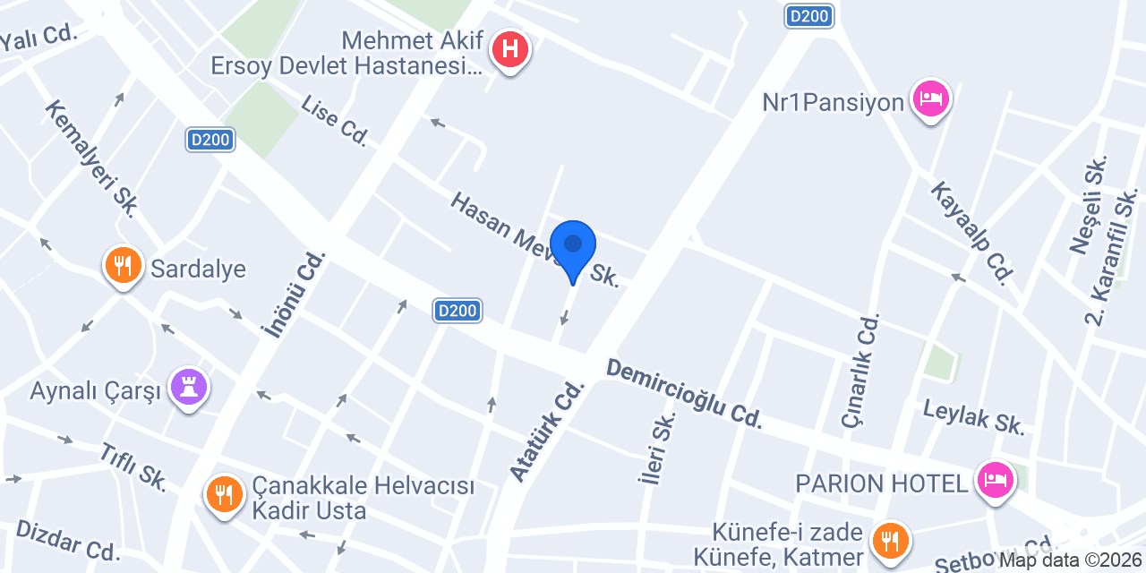 Cesur Petshop konumu