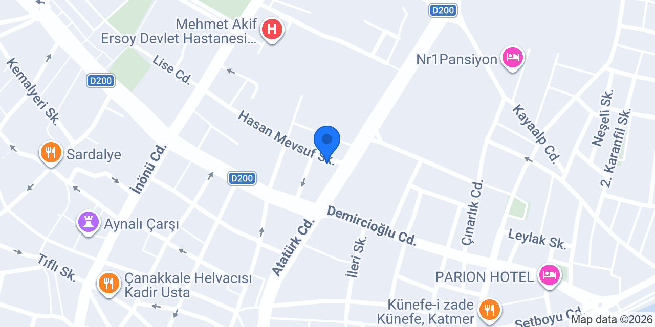 Onur Kuru Temizleme konumu