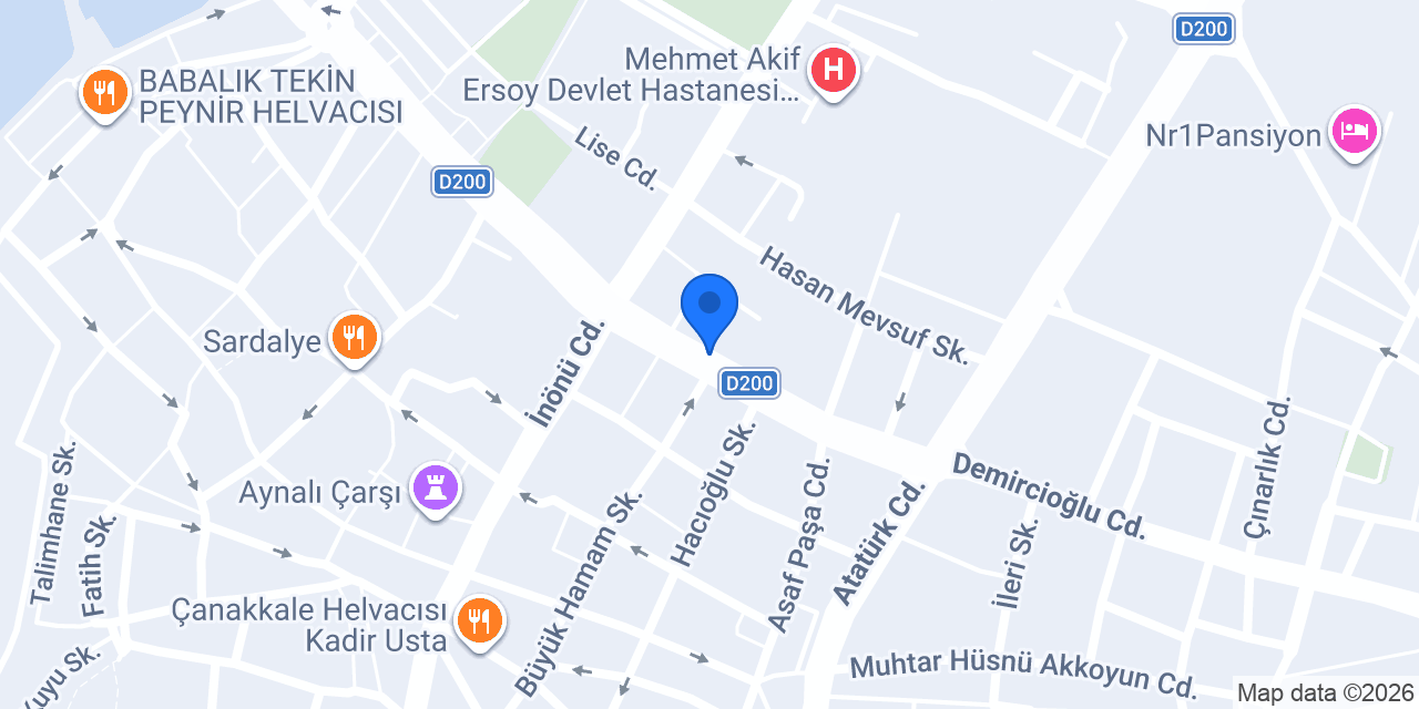 Diş Hekimi Özgür Dinç konumu