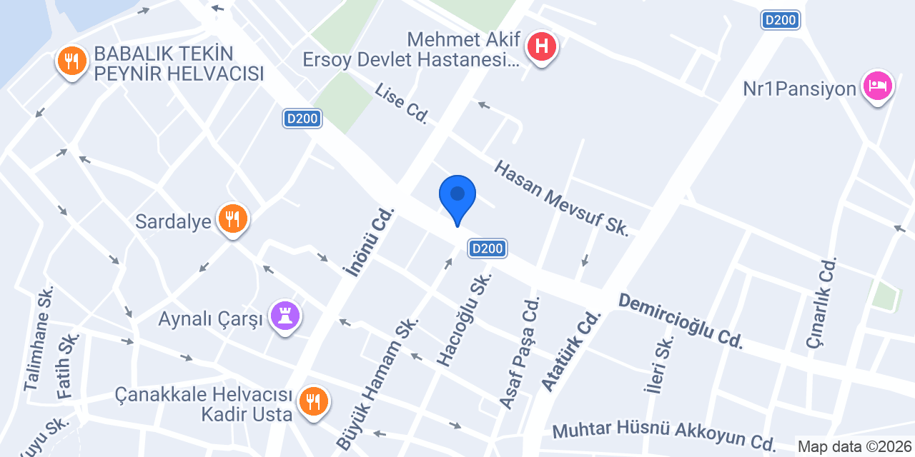 Av. Elifnur KARAKURT ÇAM konumu