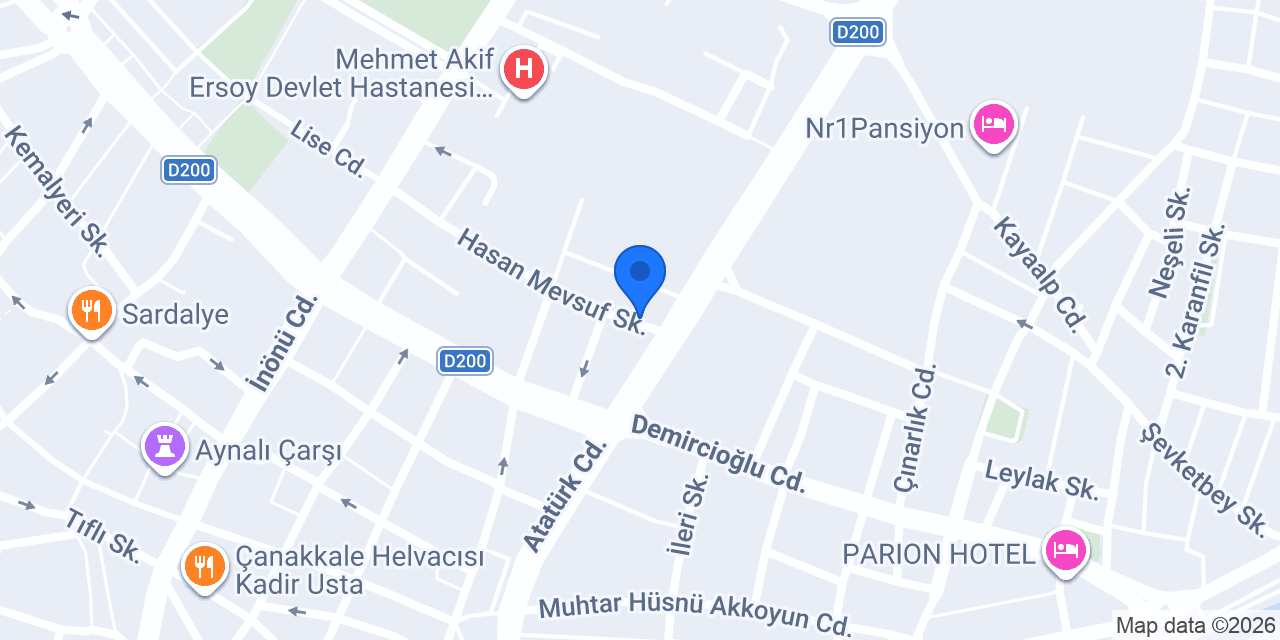 ÇAKIR DÖNER konumu