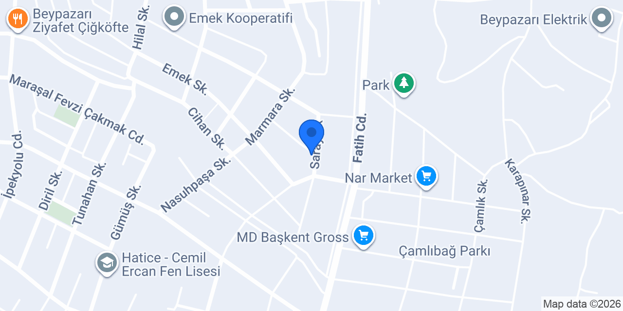 Ayyıldız Spor Kulübü konumu