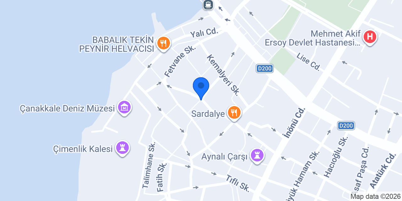 Kazan , Çanakkale konumu