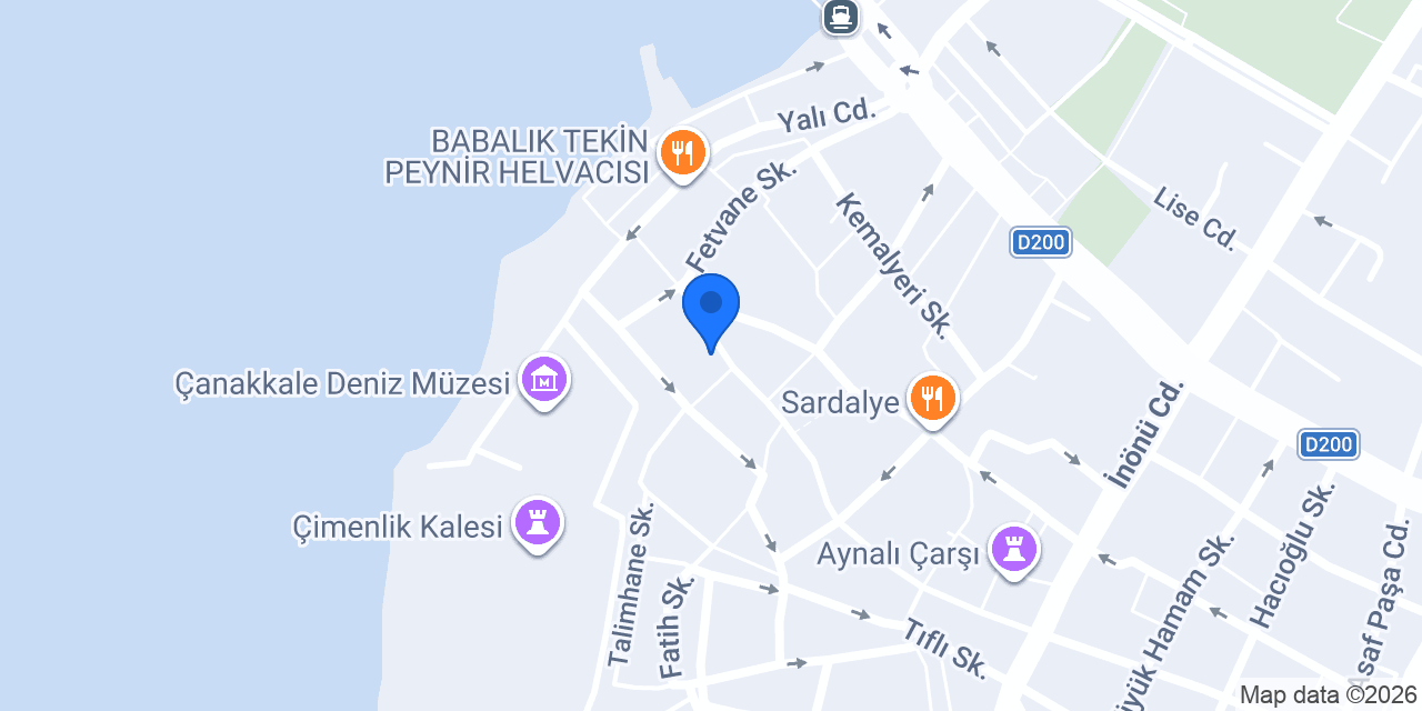 SİMPAŞ SİGORTA ÇANAKKALE konumu