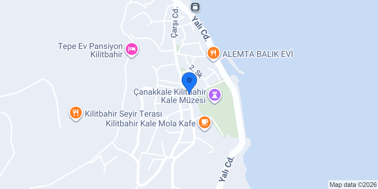 Kilitbahir Alesta Balık Evi konumu