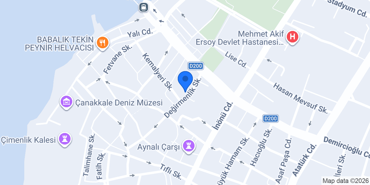 ÇANAKKALE D-ART DİYET & BESLENME konumu