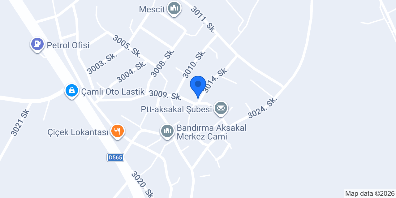 Aksakal Belediye Başkanlığı konumu