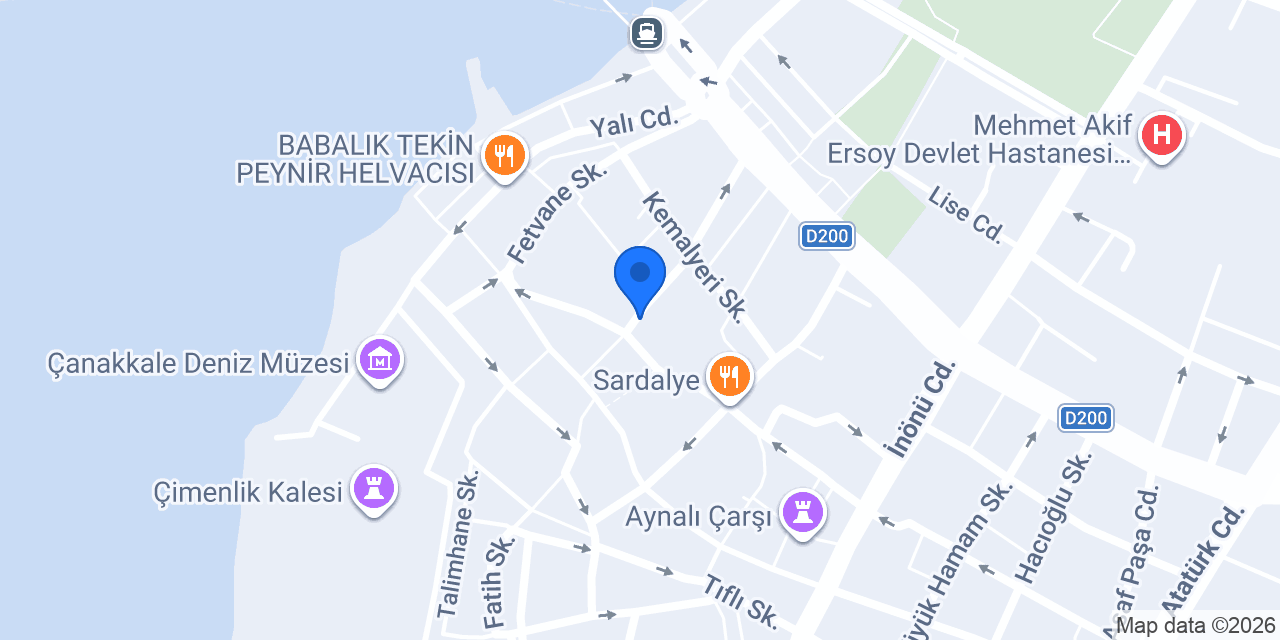 Şeker Portakalı Kitabevi konumu