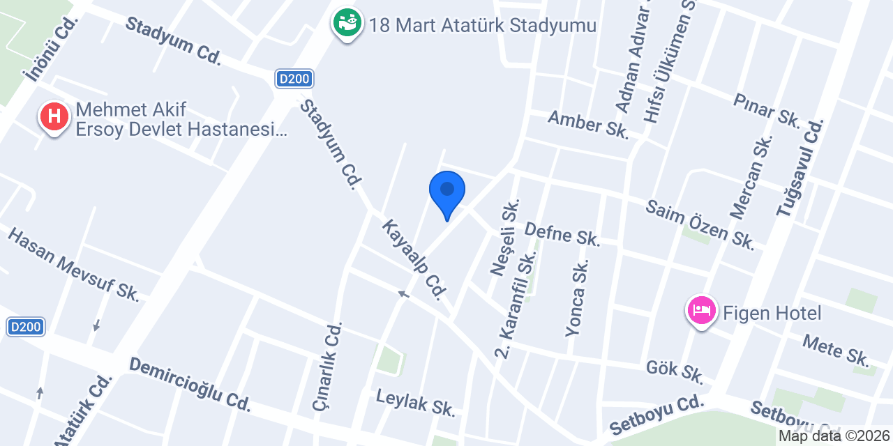 Kale kuru temizleme konumu