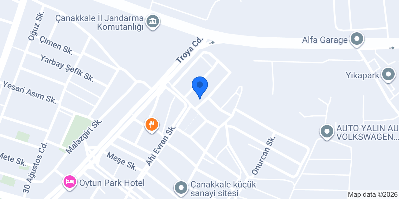Paşaoğlu Çanakkale konumu
