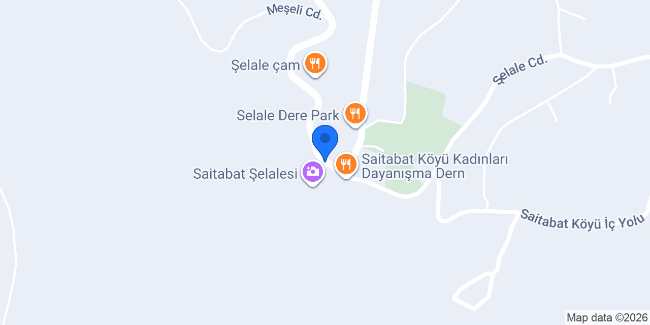 Şelale Doğa Restaurant konumu