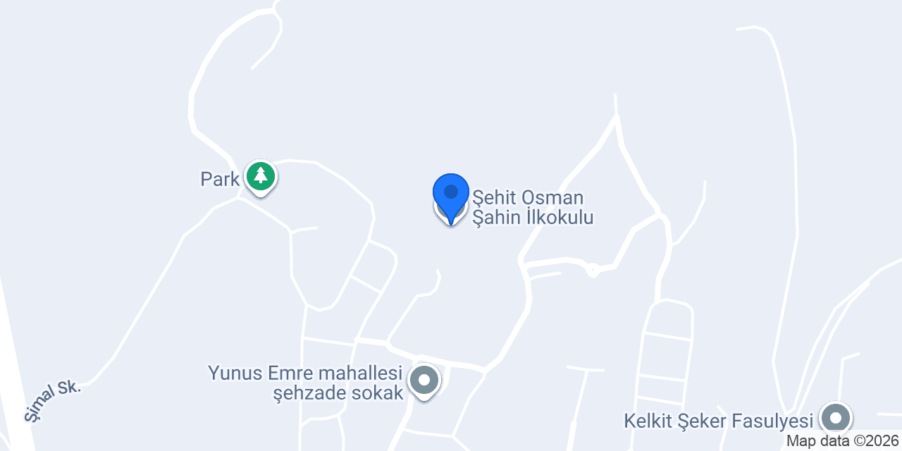 Şehit Osman Şahin İlkokulu konumu