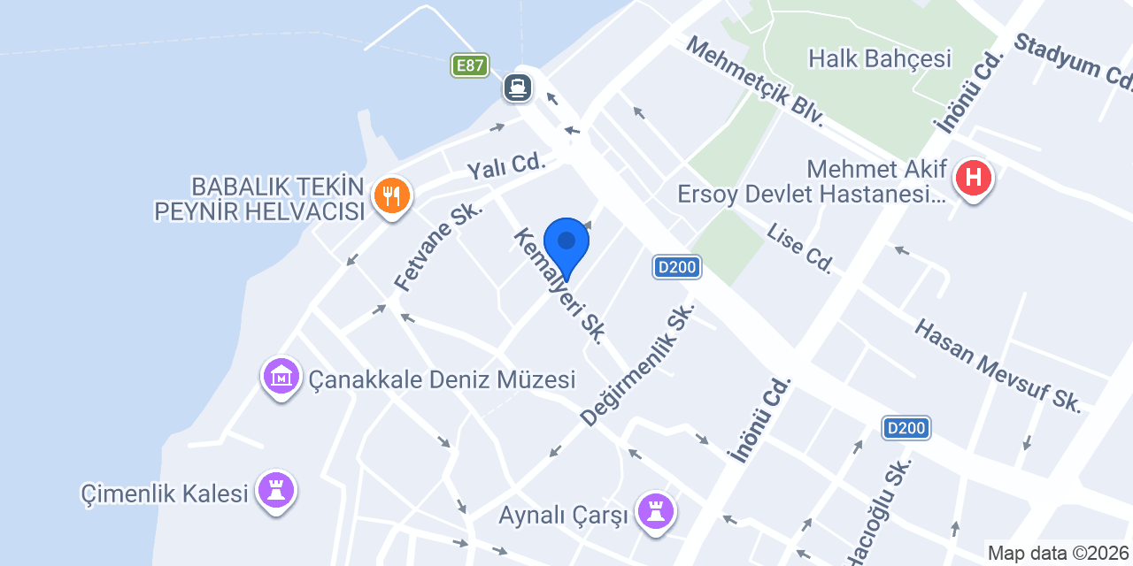Ada Kale Pansiyon konumu
