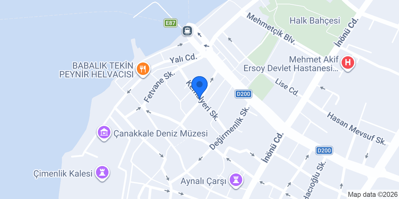 Dardanel Vapur Acenteliği konumu